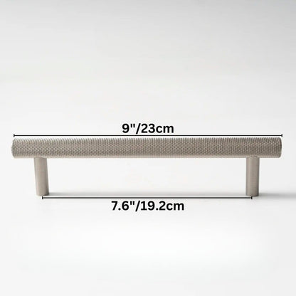 Residence Supply Hole to Hole: 7.6" / 19.2cm / Satin Nickel Cucao Knob & Pull Bar