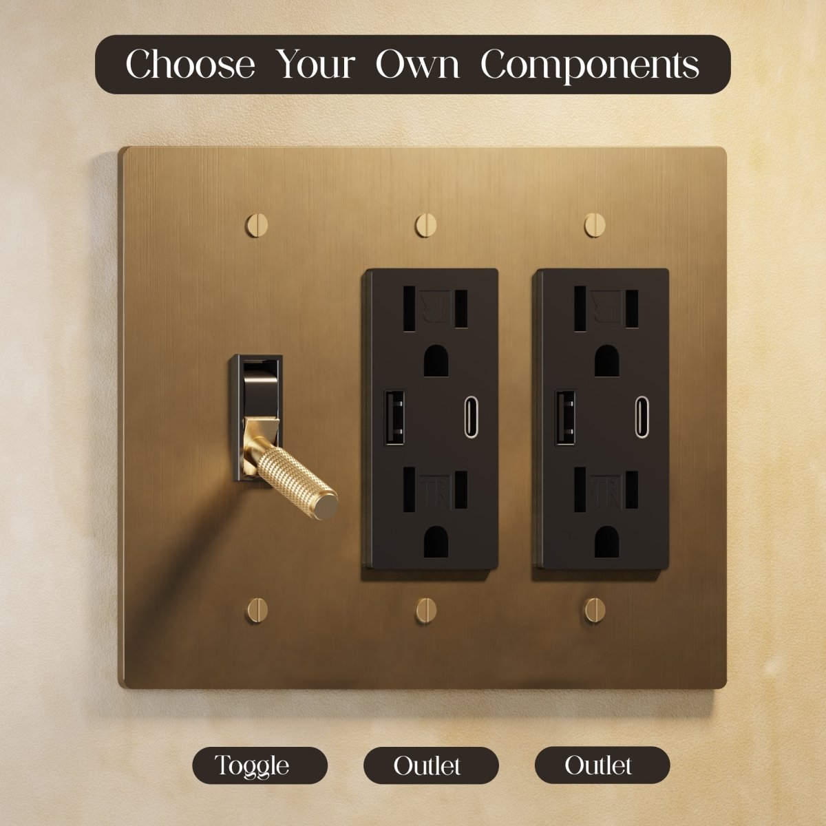 Custom Brass Light Switch (Build Your Own)