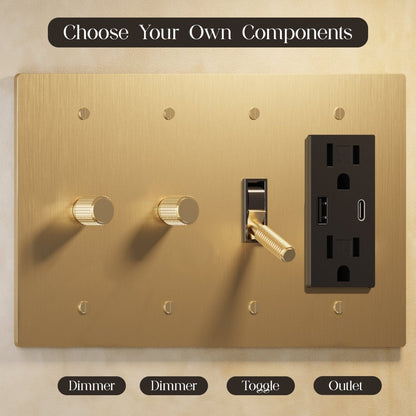 Custom Brass Light Switch (Build Your Own)