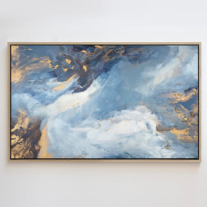 Julia Contacessi Fine Art Custom Canvas Print Gallery Wrapped / White Oak / 36x60 Celestial Sapphire - Canvas Print