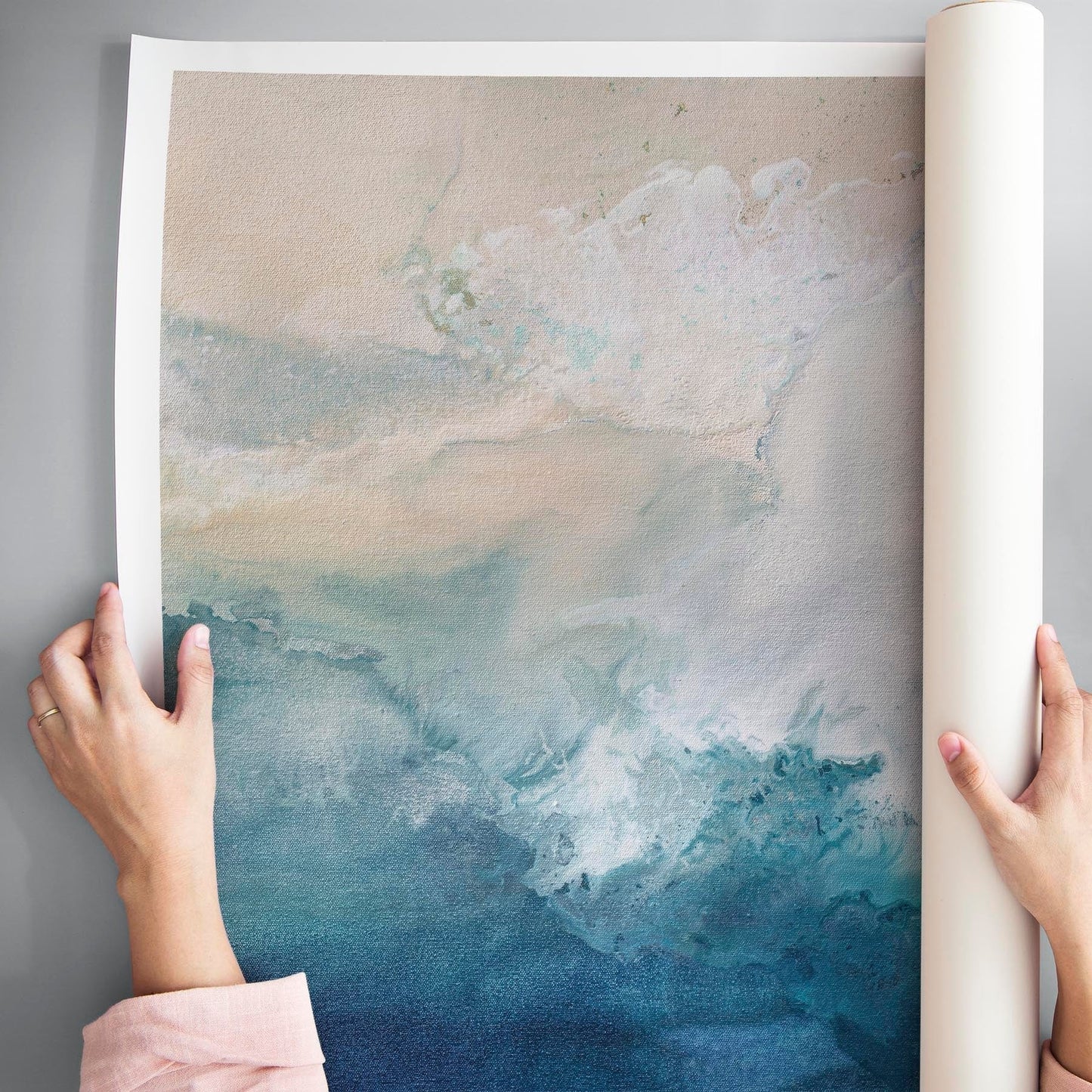 Julia Contacessi Fine Art Custom Canvas Print Cotton Candy Dreams - Canvas Print