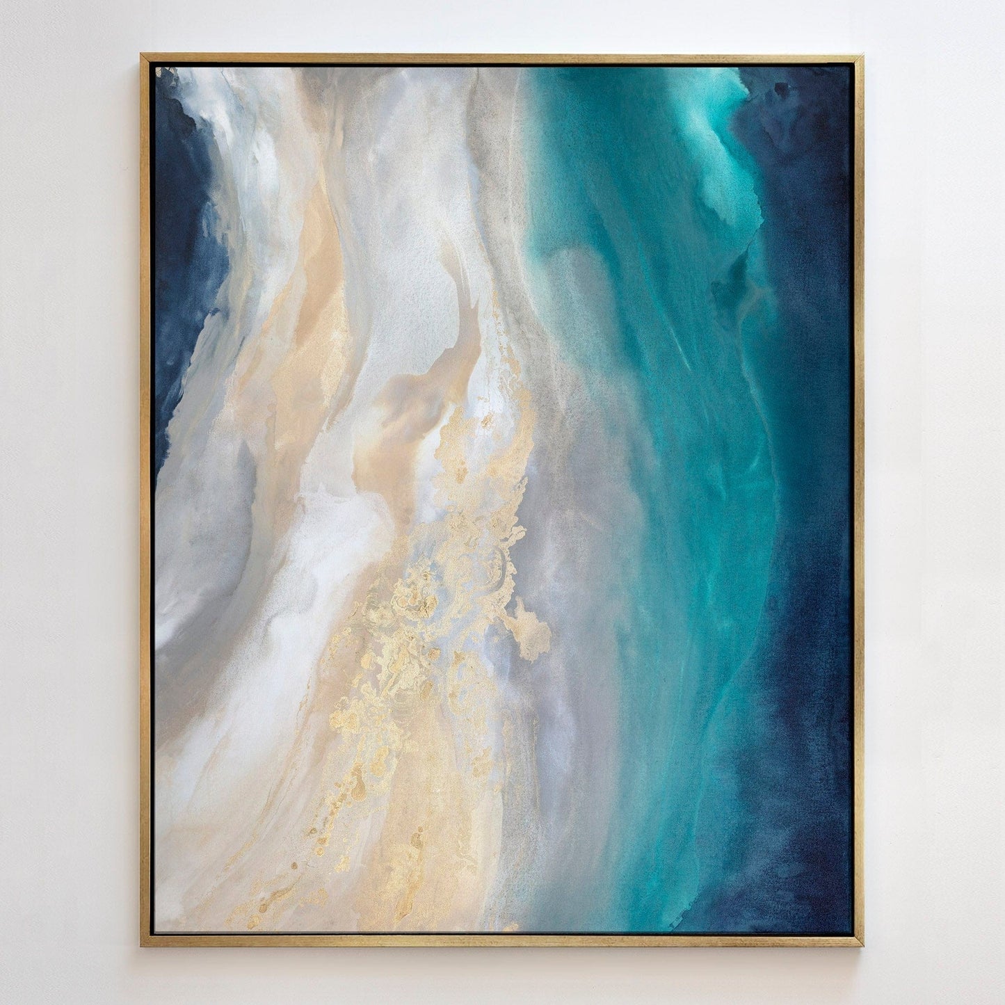 Julia Contacessi Fine Art Custom Canvas Print 48x60 / Gallery Wrapped - Vertical / Gold Dreamland - Canvas Print