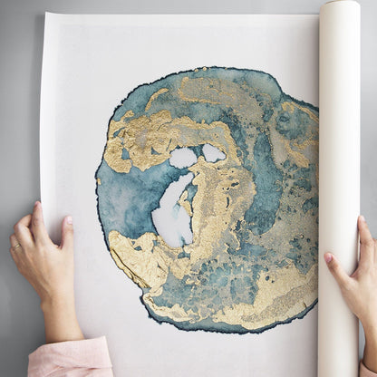 Julia Contacessi Fine Art Custom Canvas Print Geode No. 2 - Canvas Print