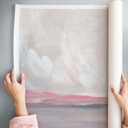 Julia Contacessi Fine Art Custom Canvas Print Sugar Dust in Pink - Canvas Print