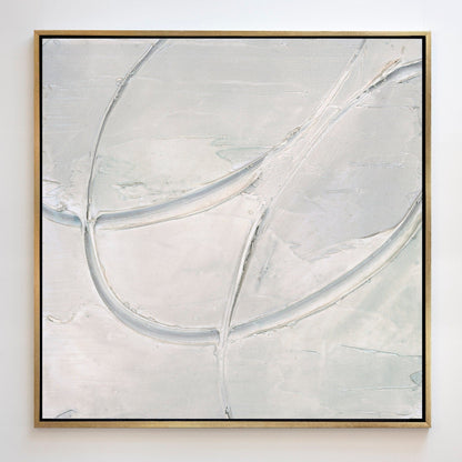 Julia Contacessi Fine Art Custom Canvas Print Gallery Wrapped / Gold / 53x53 Traces No. 5 - Canvas Print