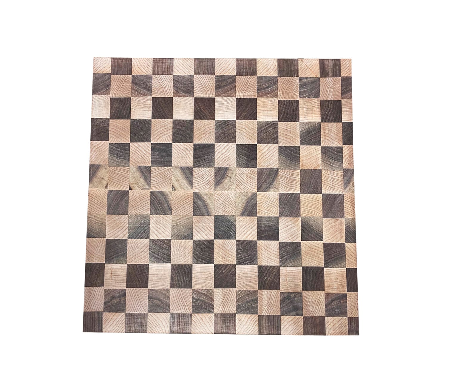 Hardwood online End Grain Serving Tray - Handcrafted with Walnut and Maple - Checker