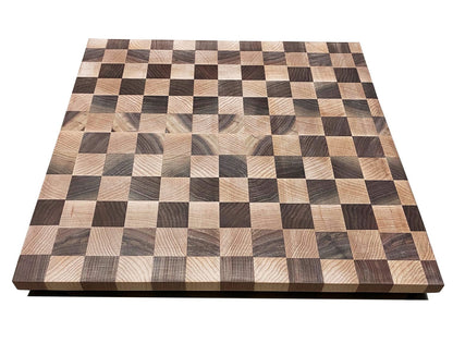 Best Redwood cutting board Maple and Walnut Checker End-grain Cutting Board