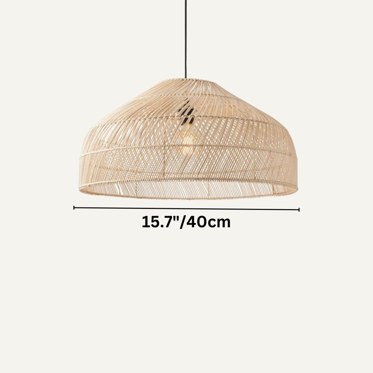 Residence Supply 15.7" / 40cm / Rattan Darba Pendant Light