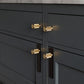 Modern Cabinet Handles with Backplates