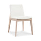 Moe's DECO OAK DINING CHAIR CREAM WHITE- SET OF TWO
