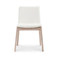 Moe's DECO OAK DINING CHAIR CREAM WHITE- SET OF TWO