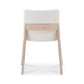 Moe's DECO OAK DINING CHAIR CREAM WHITE- SET OF TWO