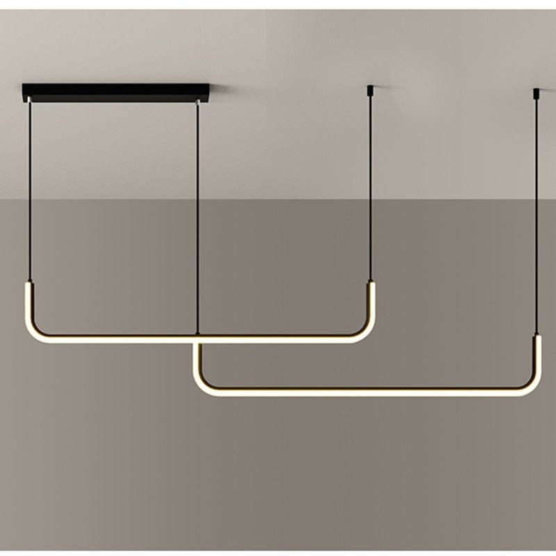 Residence Supply Double Side - 59" x 47.2" / 150cm x 120cm - 42W / Black / Cold White Deleazo Chandelier