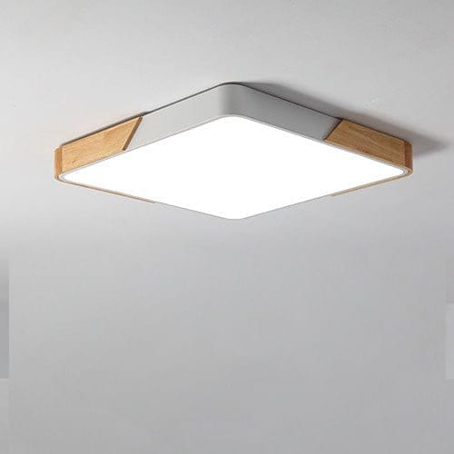 Residence Supply White Square / Small - 9" x 9" / 23cm x 23cm - 18W / Warm White 3000K Delphi Ceiling Light