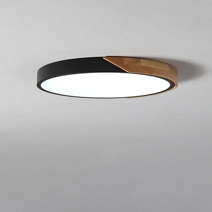 Residence Supply Black Round / Small - 9" x 9" / 23cm x 23cm - 18W / Warm White 3000K Delphi Ceiling Light