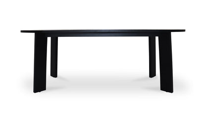 Moe's DELTA OUTDOOR DINING TABLE OVAL BLACK