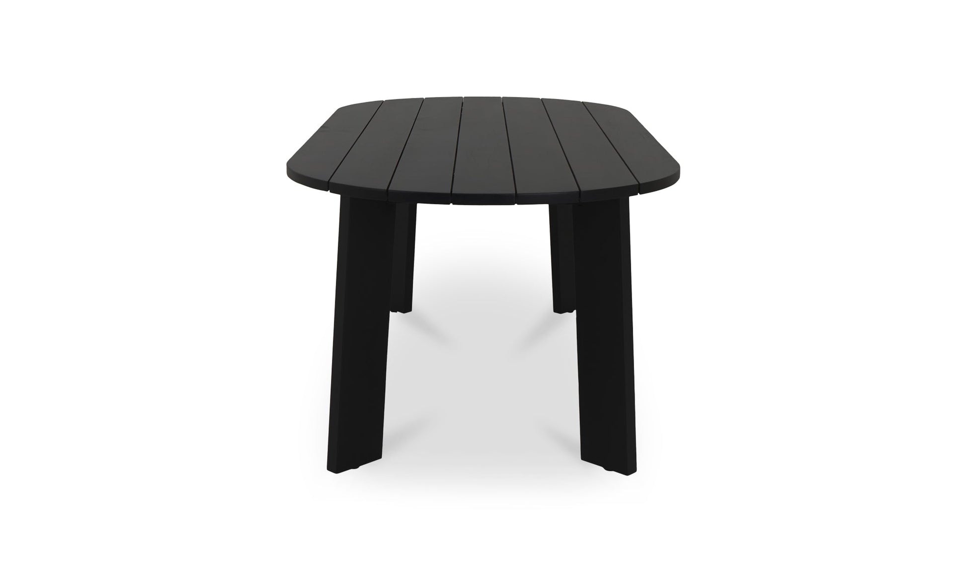 Moe's DELTA OUTDOOR DINING TABLE OVAL BLACK