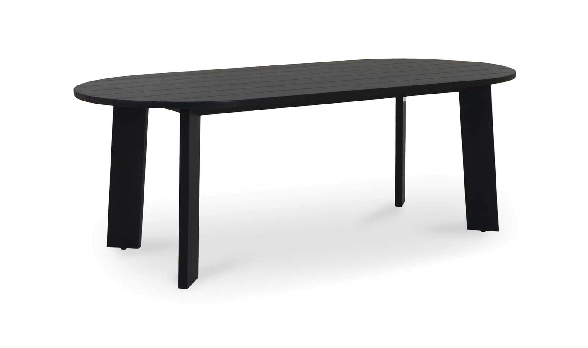 Moe's DELTA OUTDOOR DINING TABLE OVAL BLACK