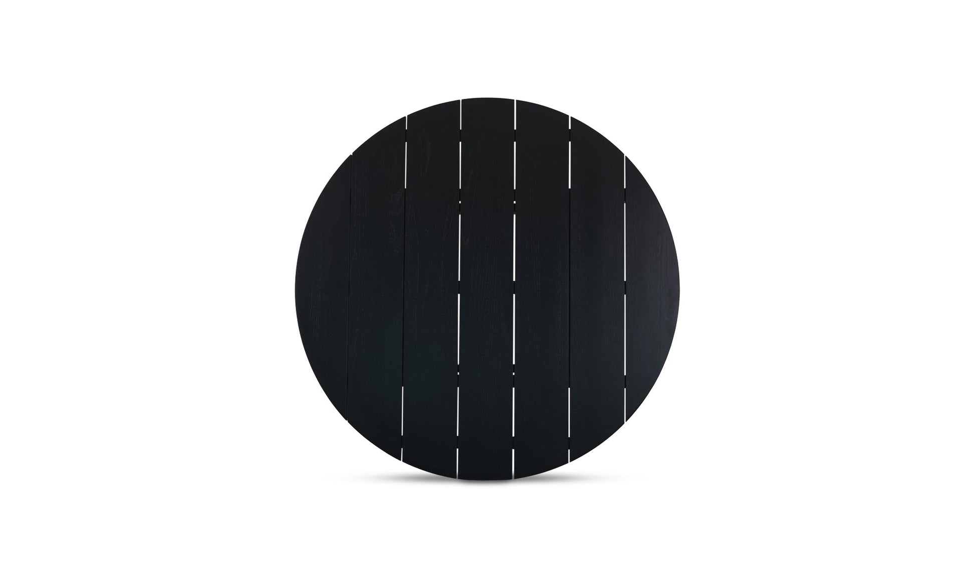 Moe's DELTA OUTDOOR DINING TABLE ROUND BLACK