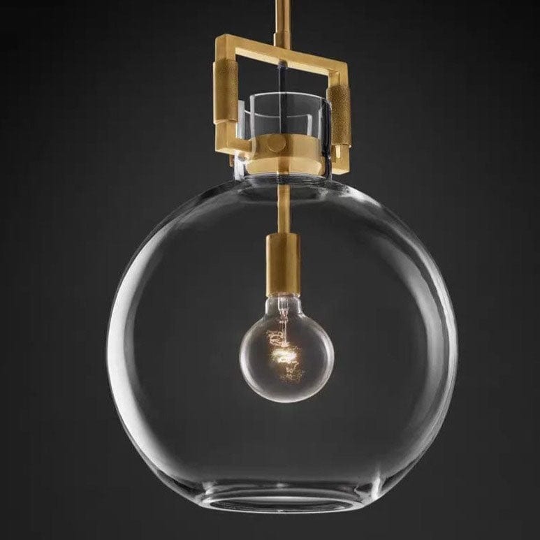 Residence Supply C - Transparent - 9.8" x 14.2" / 25cm x 36cm Dennise Pendant Light