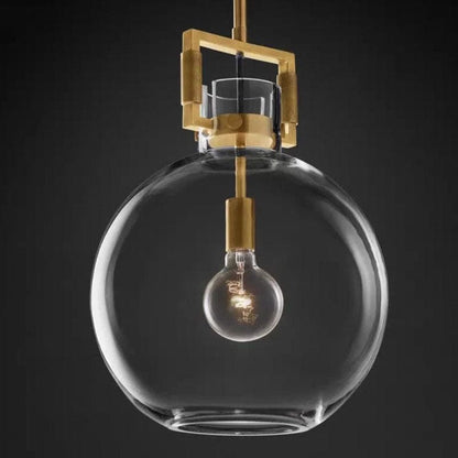 Residence Supply C - Transparent - 9.8" x 14.2" / 25cm x 36cm Dennise Pendant Light