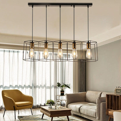 Residence Supply Cylindrical / 5 Heads - 30.3" / 77cm Depict Chandelier