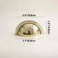 Residence Supply Hole to Hole: 2.7" / 6.8cm Derak Knob & Pull Bar