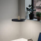 Residence Supply Black / 9" x 2" / 23cm x 5cm / Remote Control (Dimming + 3000K to 6000K) Disc Pendant Light - Open Box