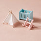 Tiny Land Dollhouse Tiny Land® Love Dollhouse with 30 Furniture