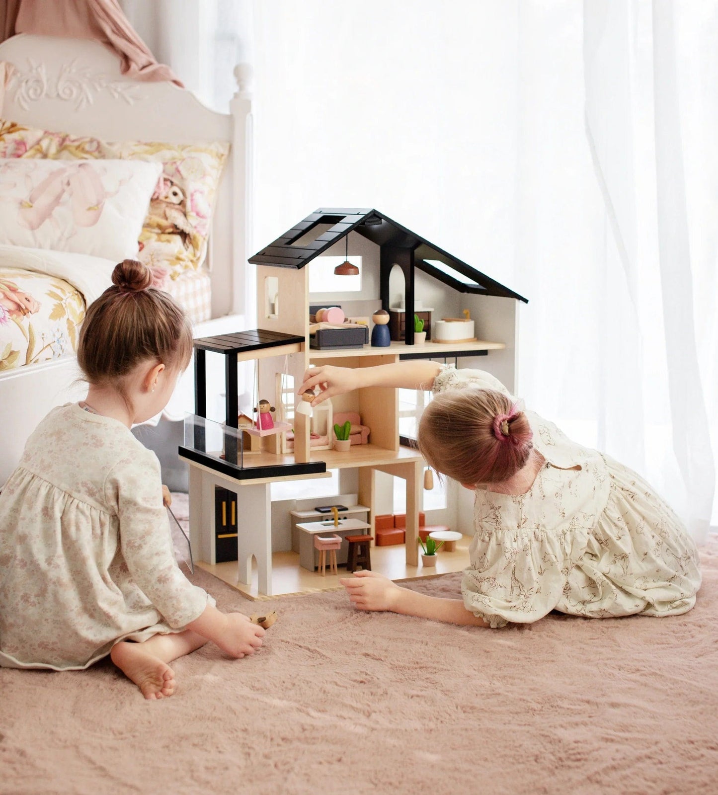 Tiny Land Dollhouse Tiny Land® Modern Family Dollhouse