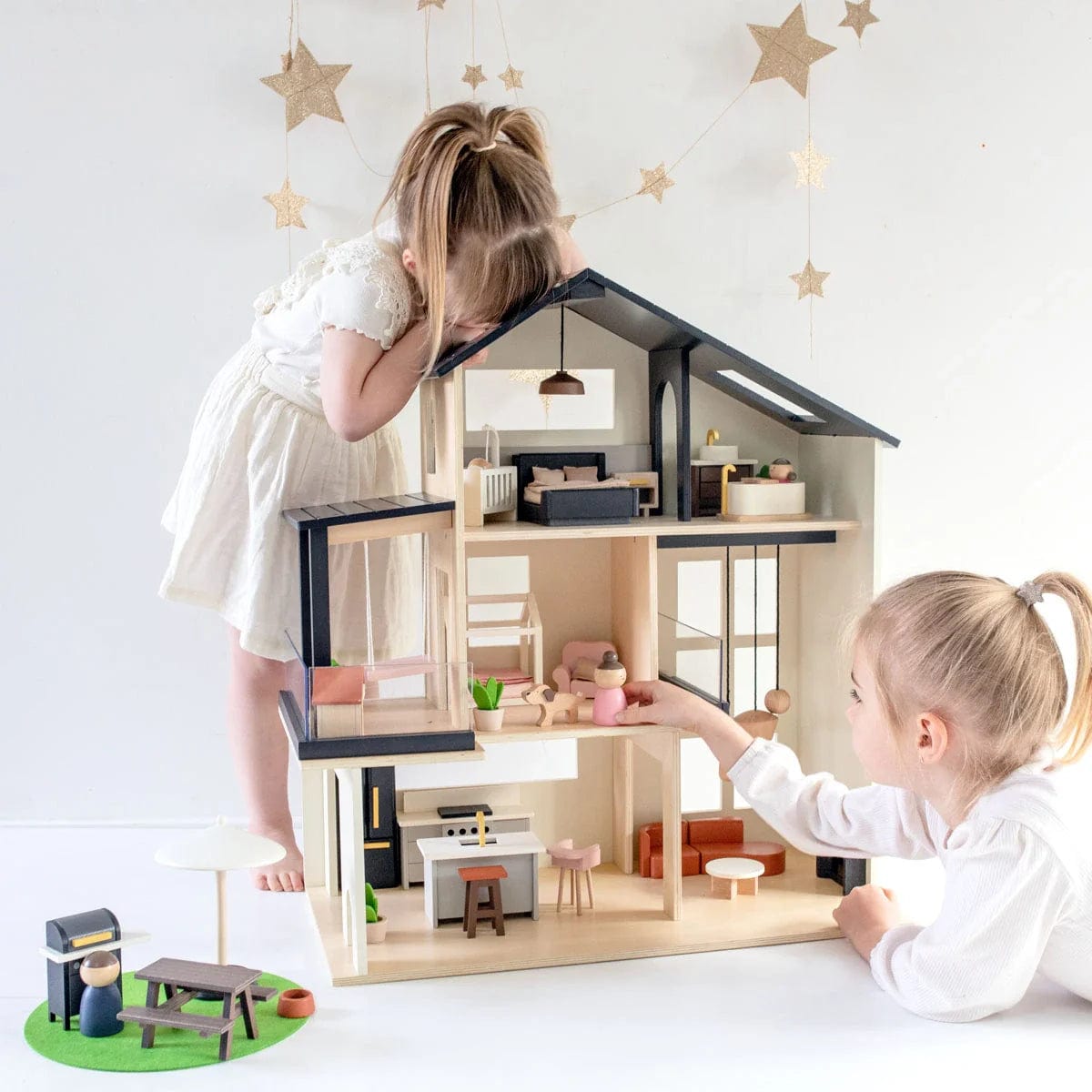 Tiny Land Dollhouse Tiny Land® Modern Family Dollhouse