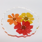 Dried Fruit and Flowers Resin Coasters