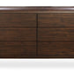 Moe's Dressers ROWAN 6 DRAWER DRESSER DARK BROWN