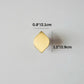 Residence Supply Knob: 0.8" x 1.1" / 2.1 x 2.8cm Dute Knob & Pull Bar