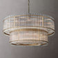 Residence Supply Antiqued Brass / 60"x27" (152x67cm) Eikon 2-Tier Chandelier