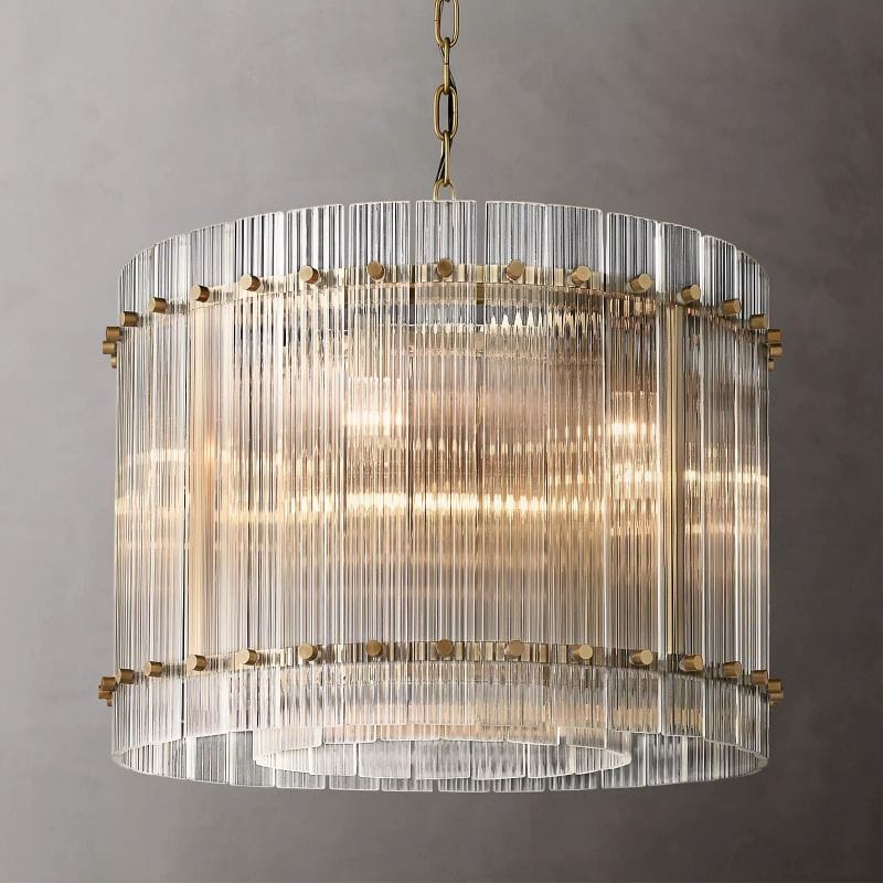 Residence Supply Antiqued Brass / 22"x15" (56x38cm) Eikon Chandelier