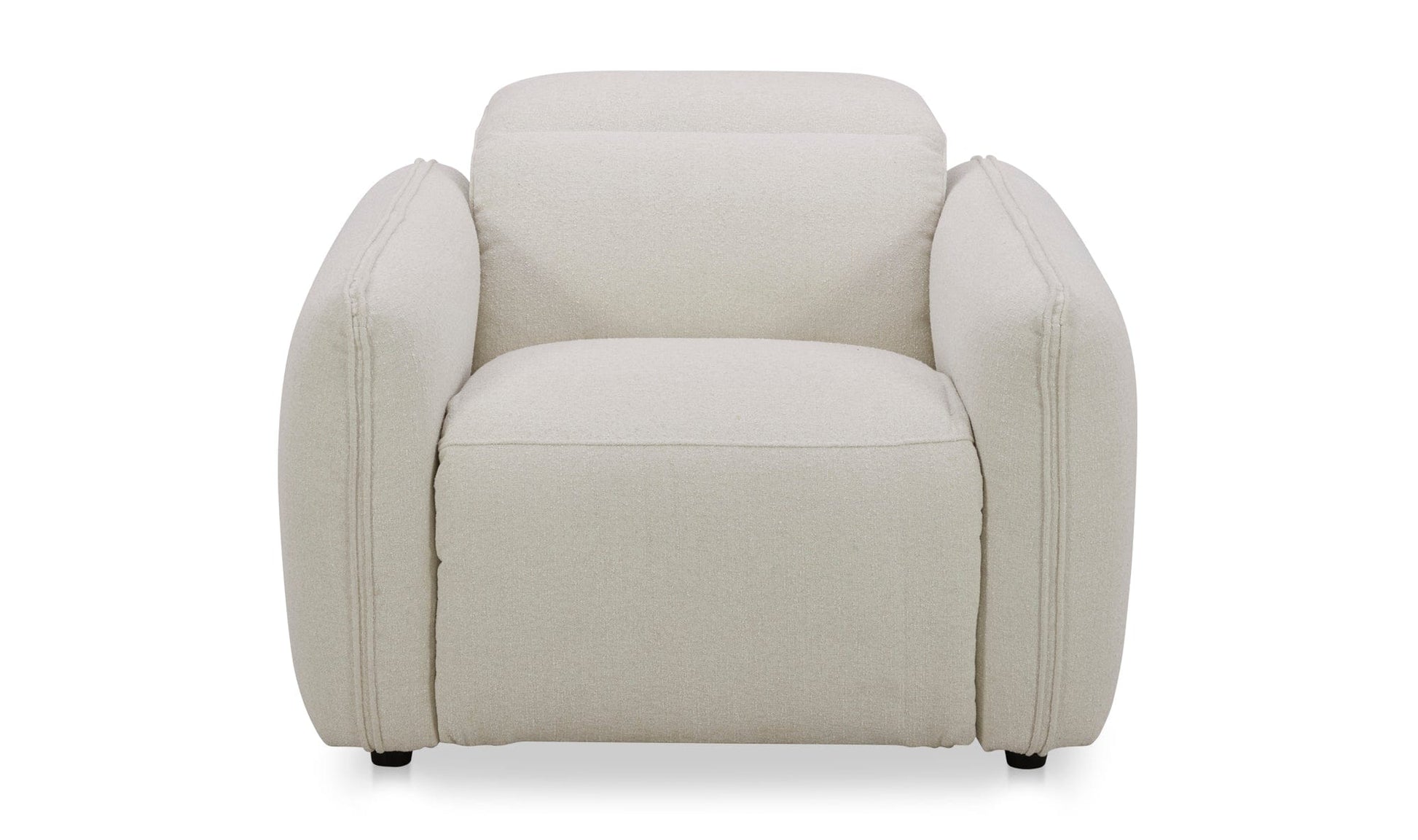 Moe's WARM WHITE ELI POWER RECLINER CHAIR