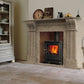 Emperador Light Brown Marble Hand-carved Fireplace Surround (W)12" (L)48" (H)60"