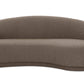 Moe's EXCELSIOR SOFA-WARM TAUPE Organic Bookshelf Slab with Glass Shelves