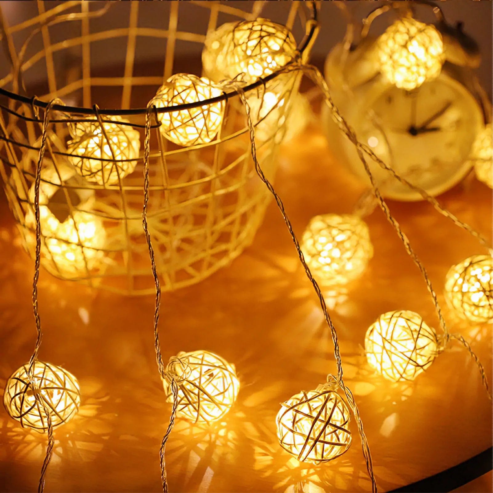 Tiny Land Fairy Lights Tiny Land® Rattan string lights