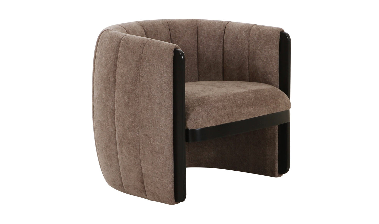 Moe's Taupe FRANCIS ACCENT CHAIR