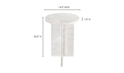 Moe's Furniture GRACE ACCENT TABLE IN MARBLE