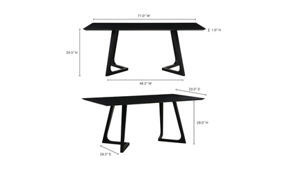 Moe's GODENZA DINING TABLE RECTANGULAR