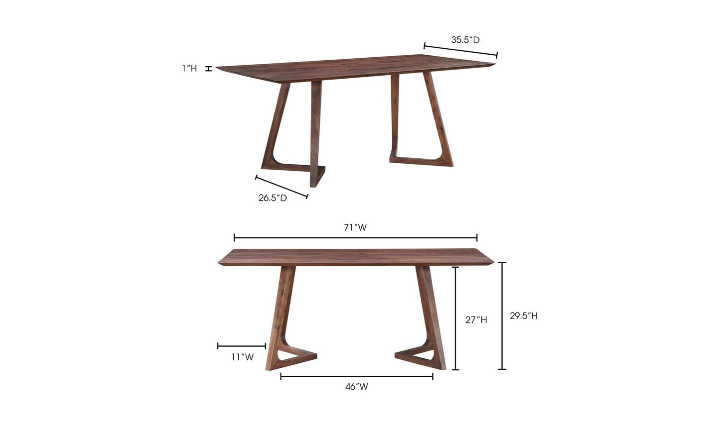 Moe's GODENZA DINING TABLE RECTANGULAR