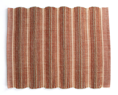 The Carpentry Shop Co. Handmade Woven Placemats & Table Runners by Local Artisan in Signature Red