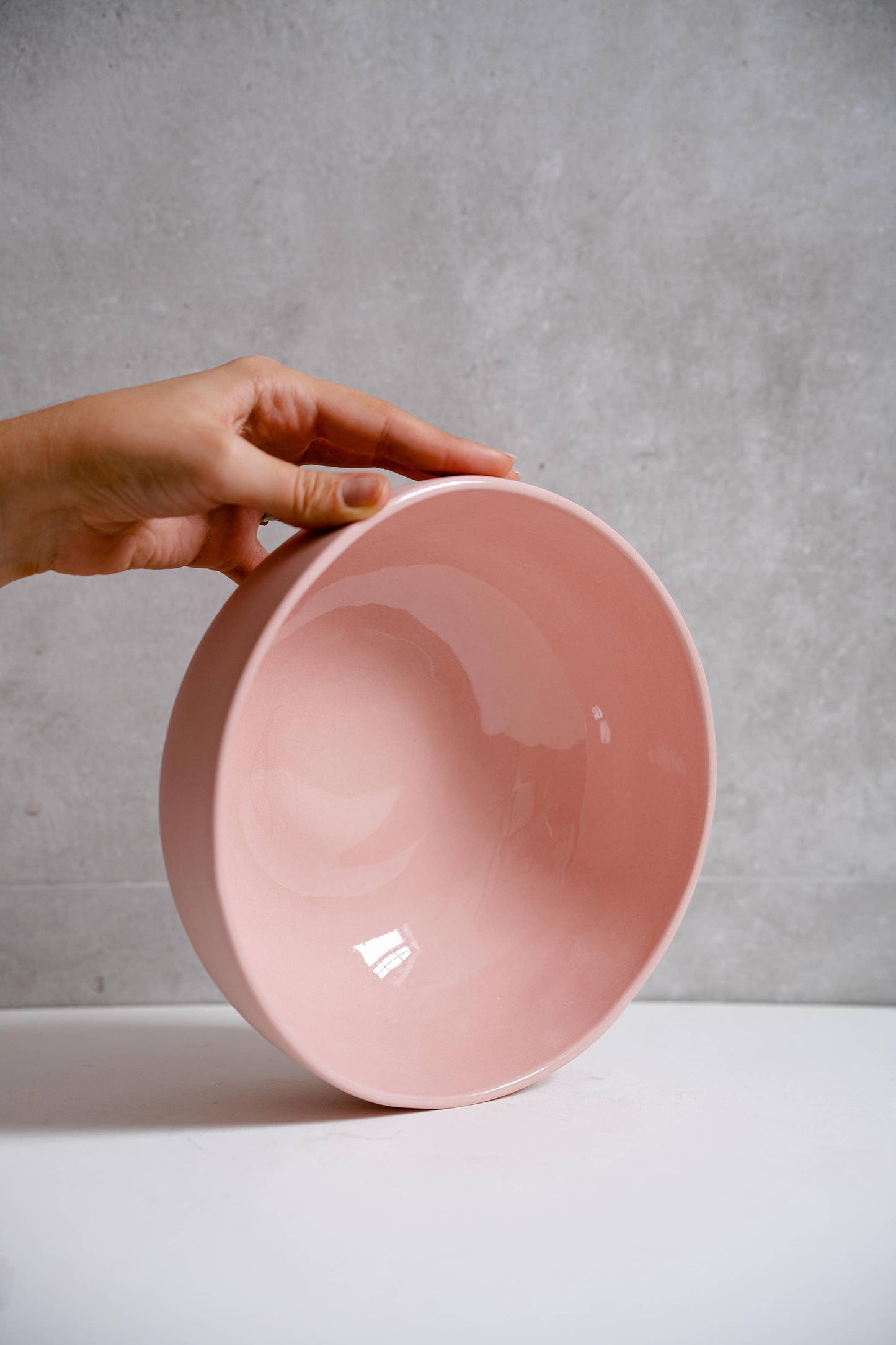 Ethical Trade Co Home Powder Pink / Salad Bowl / Standard Handmade Ukrainian Porcelain Bowls