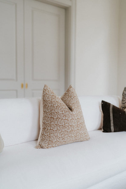 RuffledThread Home & Living > Home Décor > Decorative Pillows JUBA- Indian Hand Block Linen Pillow cover