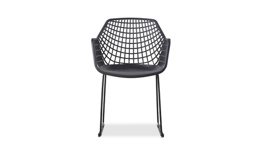 Moe's HONOLULU CHAIR BLACK-SET OF TWO