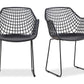 Moe's HONOLULU CHAIR WHITE -SET OF TWO