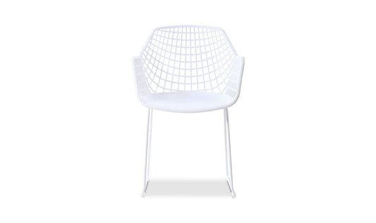 Moe's HONOLULU CHAIR WHITE -SET OF TWO